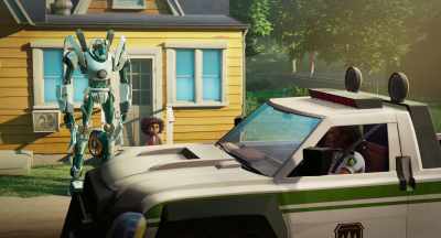 [engine revving] - Transformers: EarthSpark