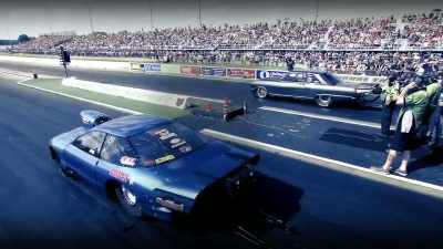 [engine revving] - Street Outlaws No Prep Kings Team Attack