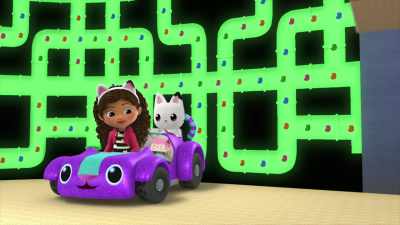 [engine revving] - Gabby's Dollhouse