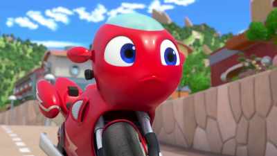 (engine revving) - Ricky Zoom