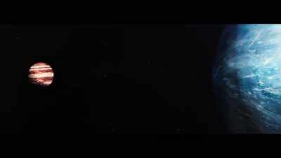 [engine revving] - The Wandering Earth
