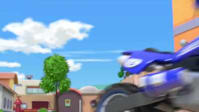 (engine revving,
tires screeching) - Ricky Zoom