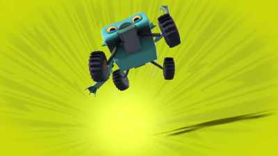 -[engine revving]
-Whoa! [chuckles] - Mighty Monsterwheelies