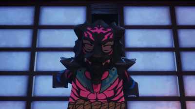 -[engine roaring]
-[dramatic music] - LEGO Ninjago: Dragons Rising