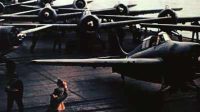 [ENGINE ROARS] - The Pacific War in Color