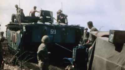 [ENGINE RUMBLING] - The Pacific War in Color