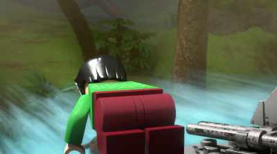 Engine thruster roasting.
Cooks super fast. - LEGO Star Wars Holiday Special