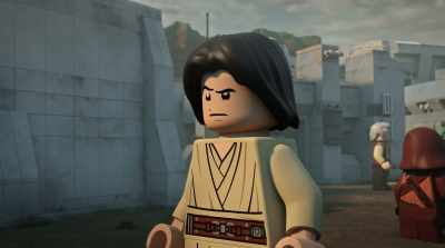 -(ENGINE WHIRRING)
-(OMINOUS MUSIC PLAYING) - Lego Star Wars Terrifying Tales