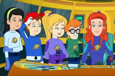 [engine whirring] - The Magic School Bus Rides Again