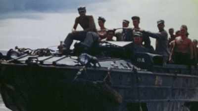 ENGINEERS AREN'T JUST WORKING
ON THE SUPPLY LINE. - The Pacific War in Color
