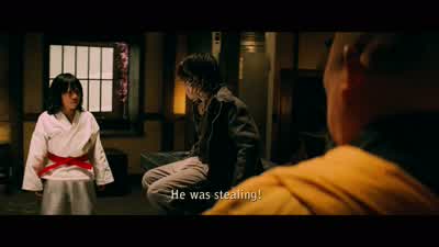 English Storm Shadow Where are your mannersHe is hungryWe need to invite him in and show him the pathHe is a cur a weakling He does not fight like oneNow what shall we call you - G I  Joe: The Rise of Cobra