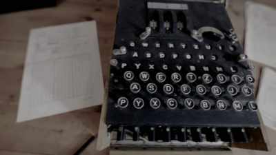 Enigma machines send coded
messages to nearby u-boats, - Secret Nazi Ruins