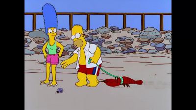 Enjoy your day at the beach - The Simpsons