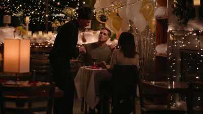 Enjoy your dinner
and, uh, save room for dessert. - Rescuing Christmas