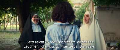 Enough about this silly glow.
I have to meet Francesca. See you later. - Divine