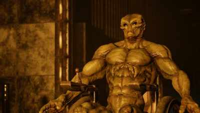 - Enough small talk, machine, - Bigfoot vs Krampus