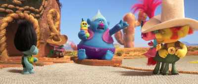 Enough with the formalities. Let's go!
This is Mr. Dinkles, by the way. - Trolls World Tour