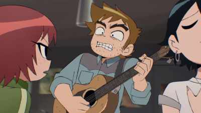 Enough with the songwriting.
Can we focus for a second? - Scott Pilgrim Takes Off