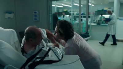 -Enough.
-You're a fall risk. Lie back. - The Resident
