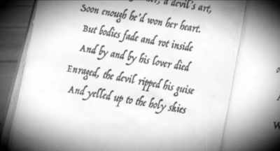 Enraged, the Devil
ripped his guise - Where the Devil Roams