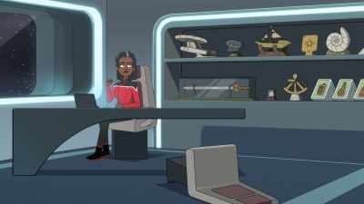 - Ensign Boimler didn't bother
to prepare for interview. Terrible. - Star Trek: Lower Decks