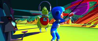 Ensign T-Rex and I are investigating
a hostile alien invasion. - The Boss Baby