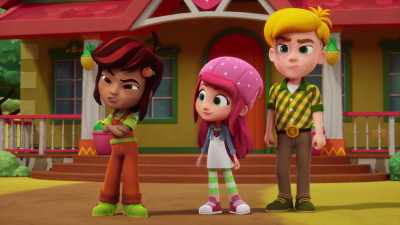 Então, são as tuas amigas da cidade? - Strawberry Shortcake's Summer Vacation