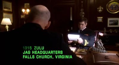 - Enter.
- Excuse me, admiral. - JAG