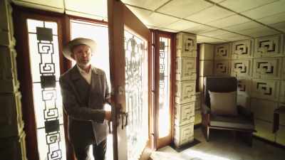 Entering the Ennis' House - Frank Lloyd Wright: The Man Who Built America
