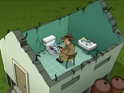 Enus! He's dead. Sorry! - Futurama