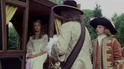 Er, wait here, my dear.
I promise I shall be brief. - The Man in the Iron Mask