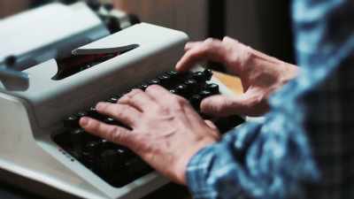 ...Eric revved up the typewriter
and stated... - The Movies That Made Us