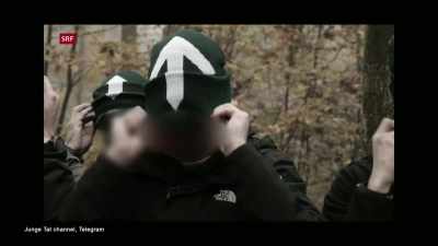 Erik pulls out his phone,
opens Telegram, - Undercover: Exposing the Far Right