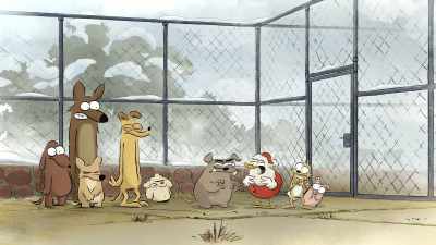 Erm... because
I'm Father Christmas. Yes, sir! - The Big Bad Fox and Other Tales