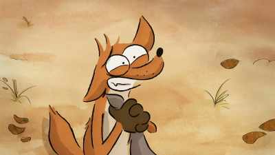 Erm...
Cause you're my friend? Huh? - The Big Bad Fox and Other Tales