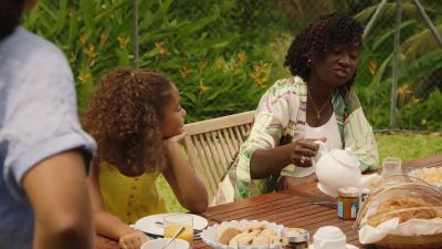 Erm, Miranda isn't having
breakfast today? - Death in Paradise