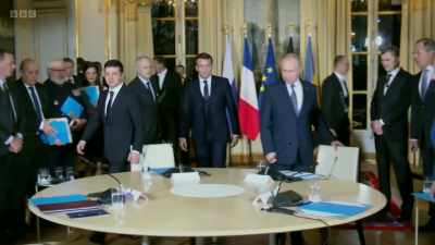 Erm, he promised that it will be
a good dinner, French-style, - Putin vs the West