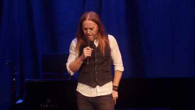 Erm, re... Jesus and religion,
and stuff. Um... - Tim Minchin: Back