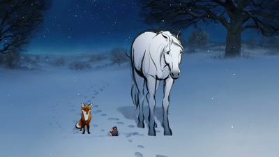Erm, which is wholly inadequate
and only scratches - The Boy, the Mole, the Fox and the Horse