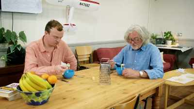 ..erm, why don't we call it
'tagliatelle confidenciale'? - James May and the Dull Men