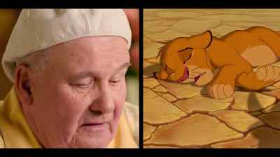 Ernie, he does a very high,
raspy sound. - The Lion King at the Hollywood Bowl