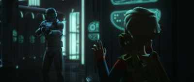 -ES-02: Freeze.
-(Omega gasps) - Star Wars: The Bad Batch