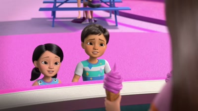 - Es krim.
- Tapi kami tidak punya uang. - Barbie: Skipper and the Big Babysitting Adventure