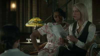 - "Esmeralda Moreno disgraces - Frankie Drake Mysteries