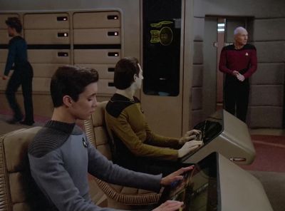 - Establish synchronous orbit.
- Aye, sir. - Star Trek: The Next Generation