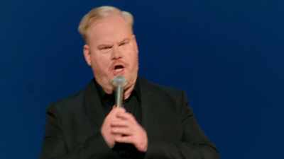 "Estes são os números de hoje." - Jim Gaffigan: Dark Pale
