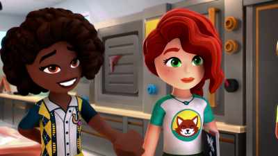 Et Leo, señor le cuisinier
hors pair, - Lego Friends: The Next Chapter: New Beginnings
