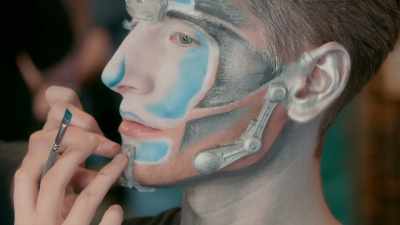 [ethereal music plays] - Glow Up: Britain's Next Make-Up Star