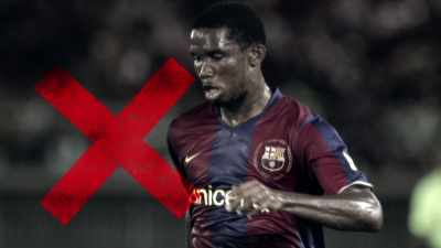 Eto'o, out!
Or, at best, third choice striker. - Take the Ball, Pass the Ball