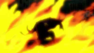 ETRIGAN:
Behold man's final mad disgrace. - Justice League: The Flashpoint Paradox